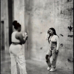 Tin Type, Girls Posing